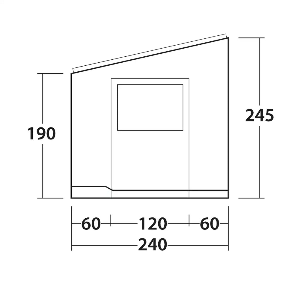 Outwell Sideroads Awning Room, pareti laterali per tendalino camper