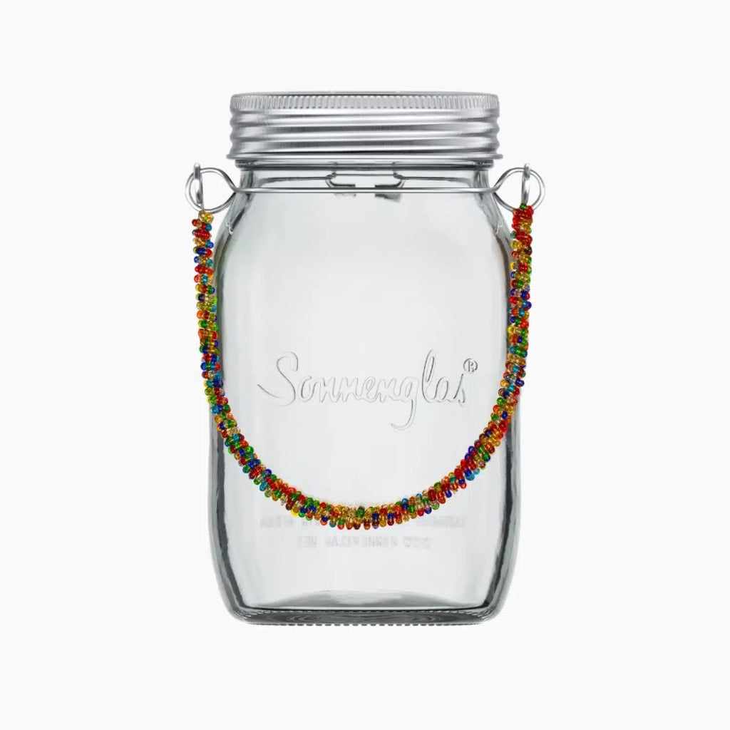 Sonnenglas, Beadwork Edition, 1000ml – luce solare sostenibile dal Sudafrica