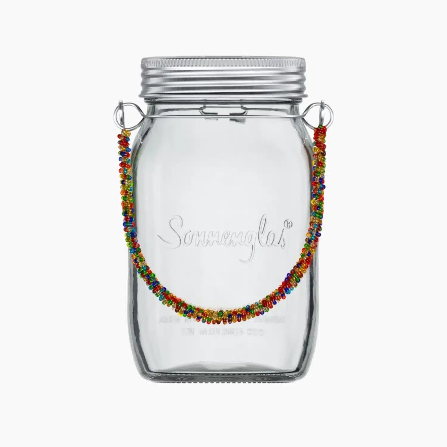 Sonnenglas, Beadwork Edition, 1000ml – luce solare sostenibile dal Sudafrica