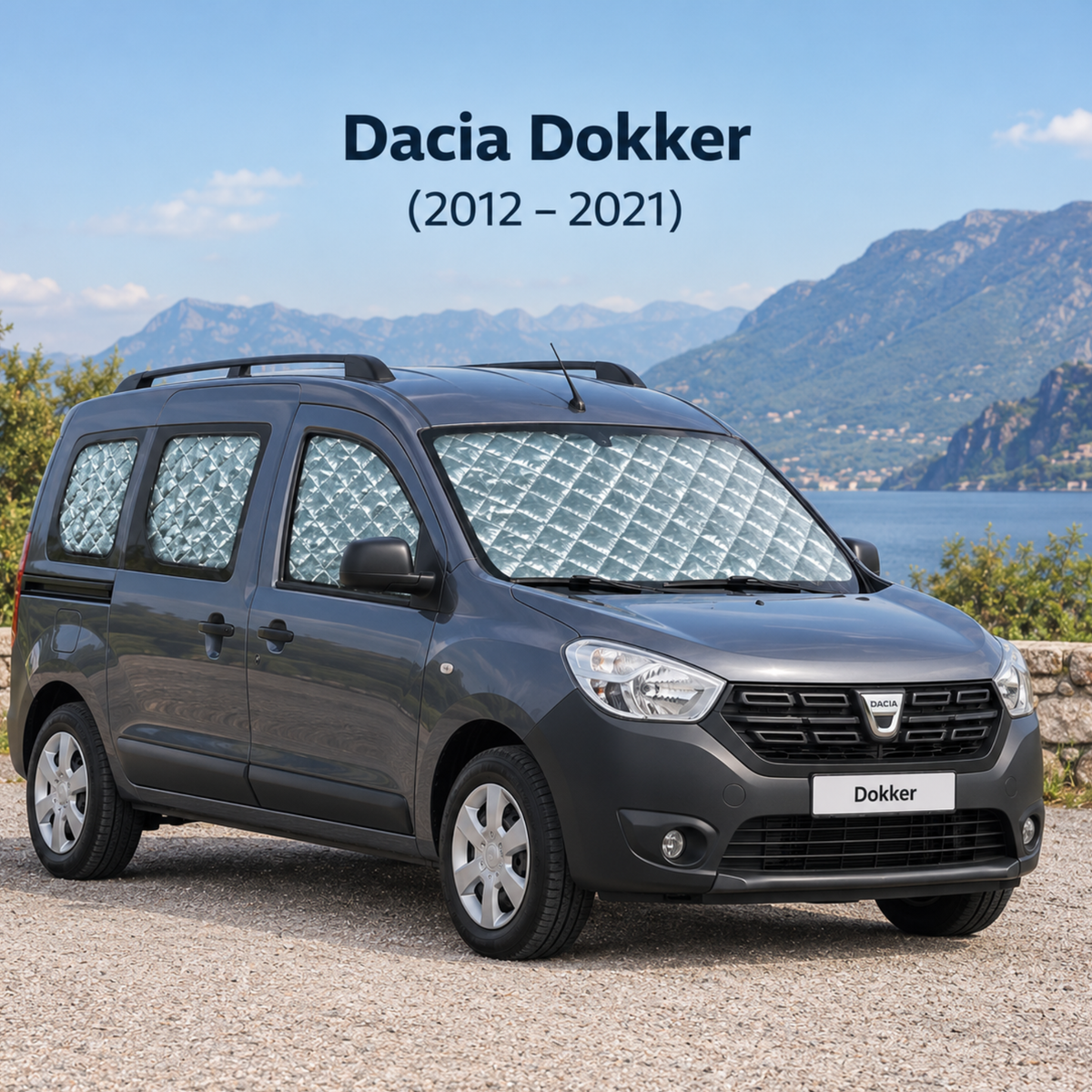 Thermomatten für Dacia Dokker Baujahr 2012-2021 – 7-lagig, passgenau, Made in Italy