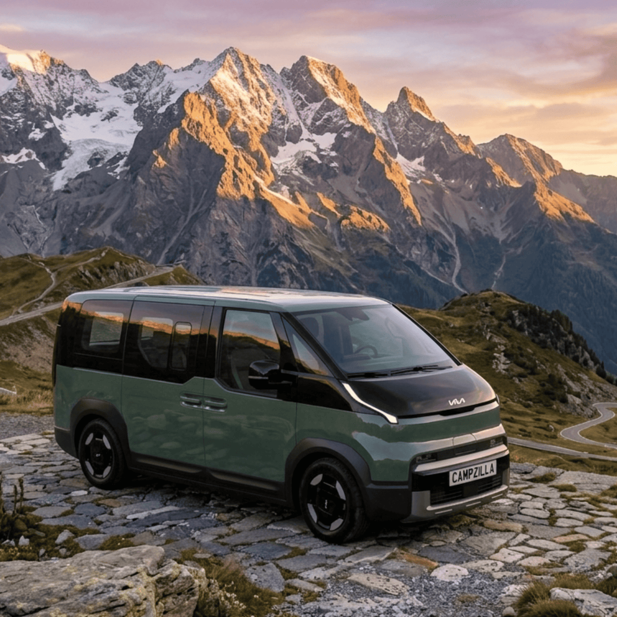 Thermomatten Set für Kia PV5 Passenger (Essential, Plus, Elite) – Anti-Kondens & Thermo-Isolierung | Made in Italy
