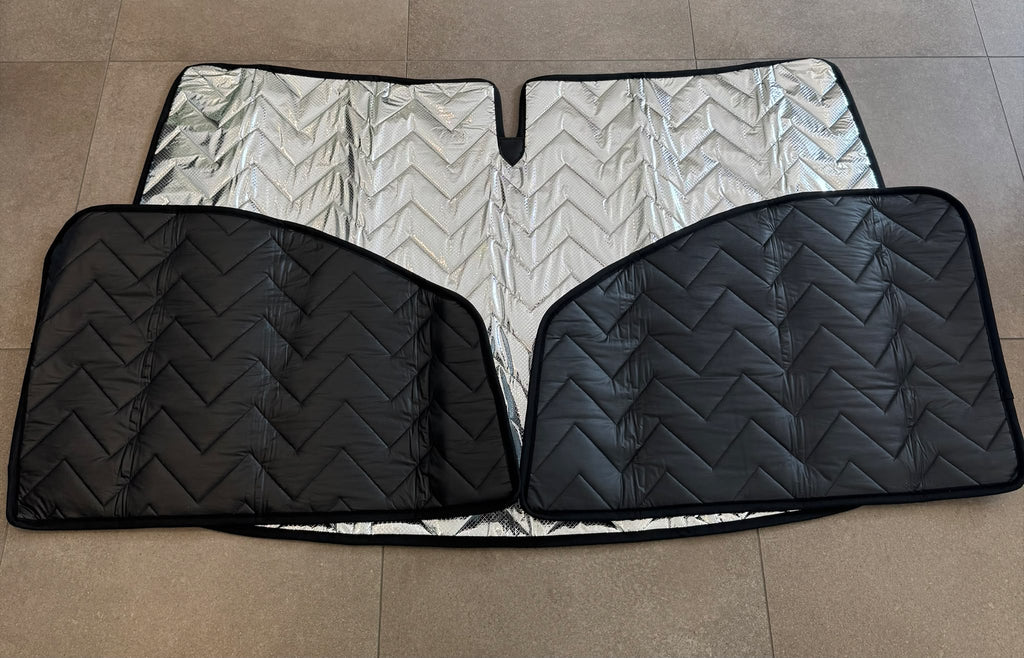 Magnetische Thermomatten - Peugeot Expert, Citroën Jumpy, Opel Vivaro, Toyota ProAce, 2016-2023, 3-teilig Fahrerhaus