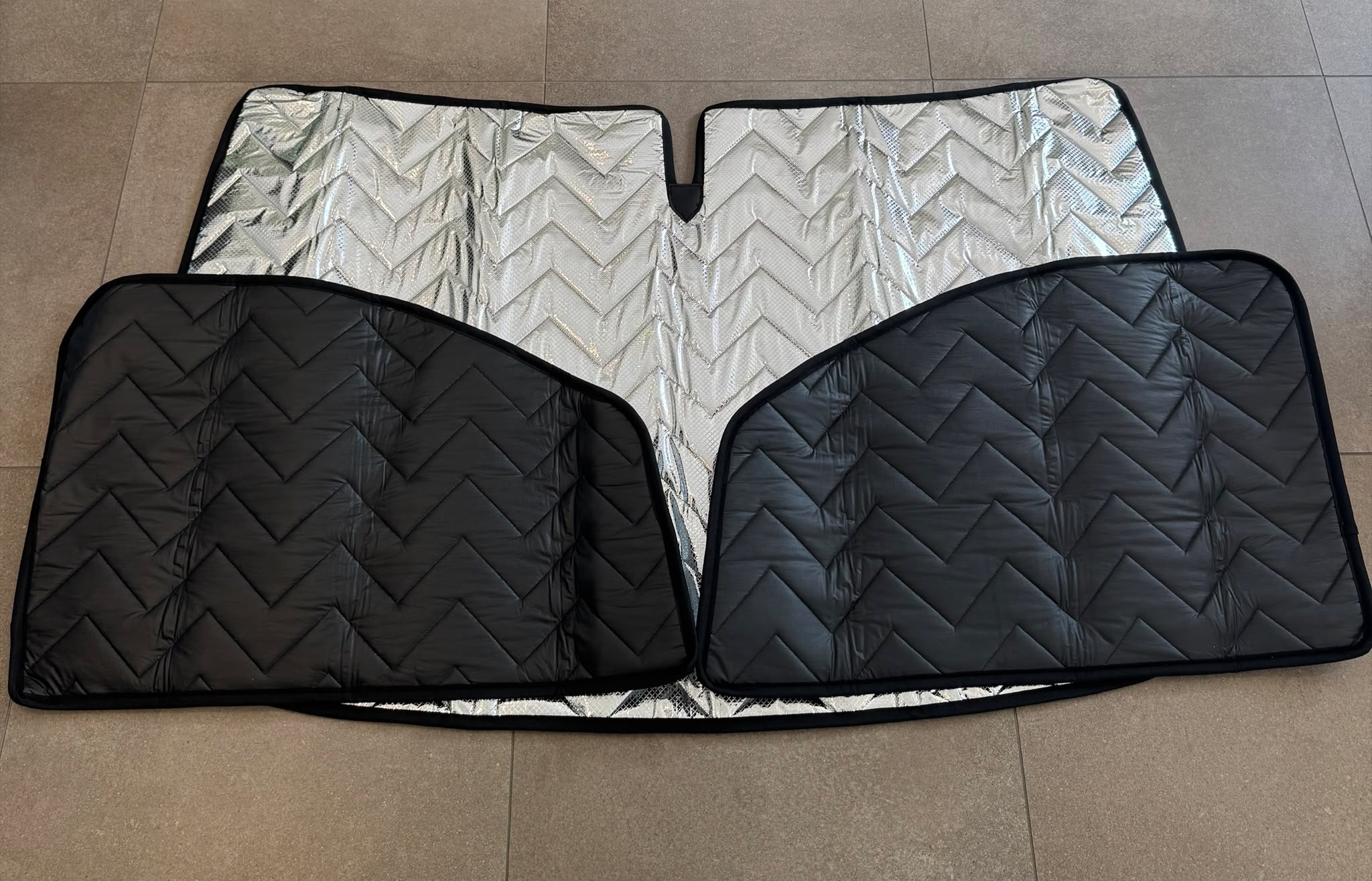Magnetische Thermomatten - Peugeot Expert, Citroën Jumpy, Opel Vivaro, Toyota ProAce, 2016-2023, 3-teilig Fahrerhaus