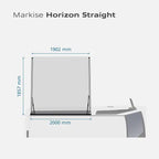 Tendalino - horntools Horizon Straight, autoportante, 2m