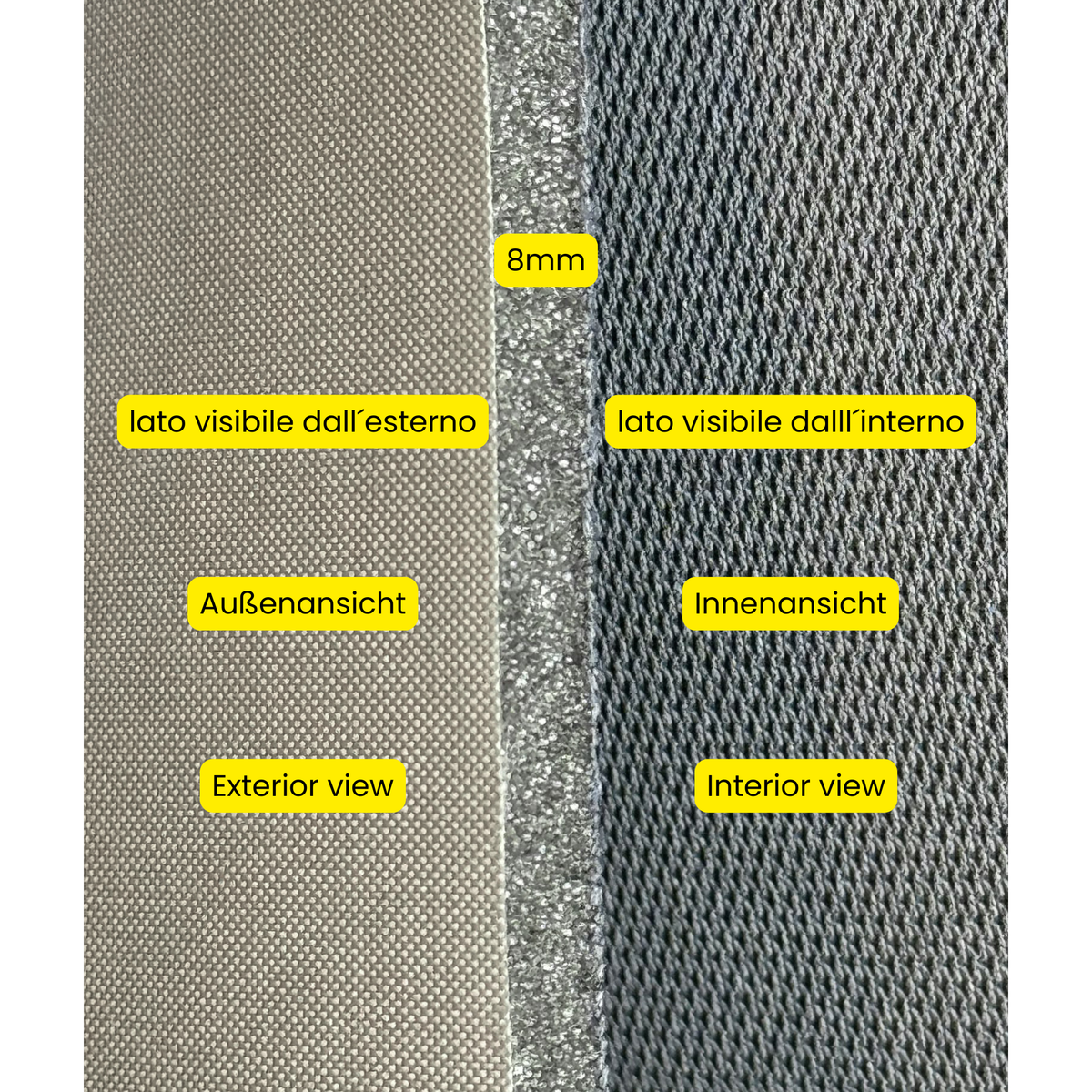 Oscuranti termici – Kia PV5 Passenger (Essential, Plus, Elite) – materiale anti-condensa